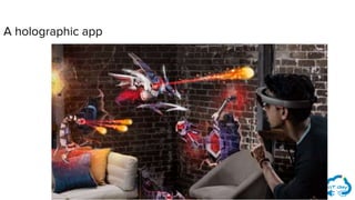 A holographic app
 