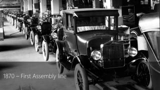 1870 – First Assembly line
 