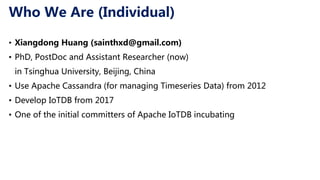 Apache IOTDB: a Time Series Database for Industrial IoT | PPTX