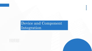 Device and Component
Integration
 