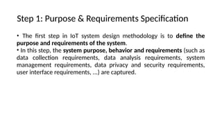 System Purpose. Examples Applying this to our example of a smart home automation system, the ...