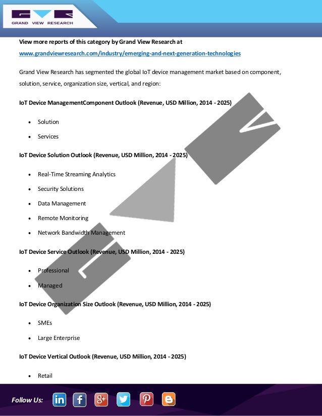 IoT Device Management Market Projected To Reach USD 5.1 Billion Till 2025