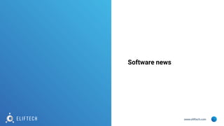 www.eliftech.com
Software news
 