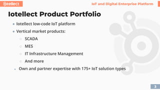 Comprehensive IoT and Digital Enterprise Platform by Iotellect ...