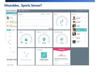 Wearables.. Sports Sensor? 
 