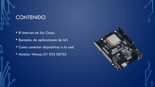 Taller de Internet de las cosas con ESP32 | PPTX