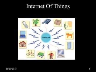 Internet Of Things
11/23/2015 6
 