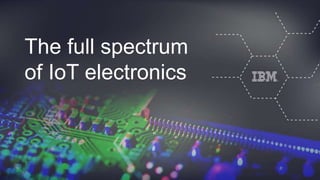 The full spectrum
of IoT electronics
 