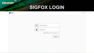 SIGFOX LOGIN
 