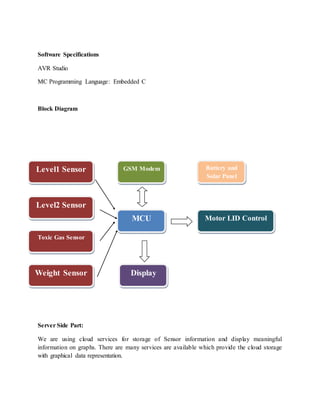 IoT garbage monitoring | DOCX | Technology & Computing