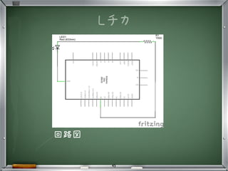 Lチカ
回路図
45
 