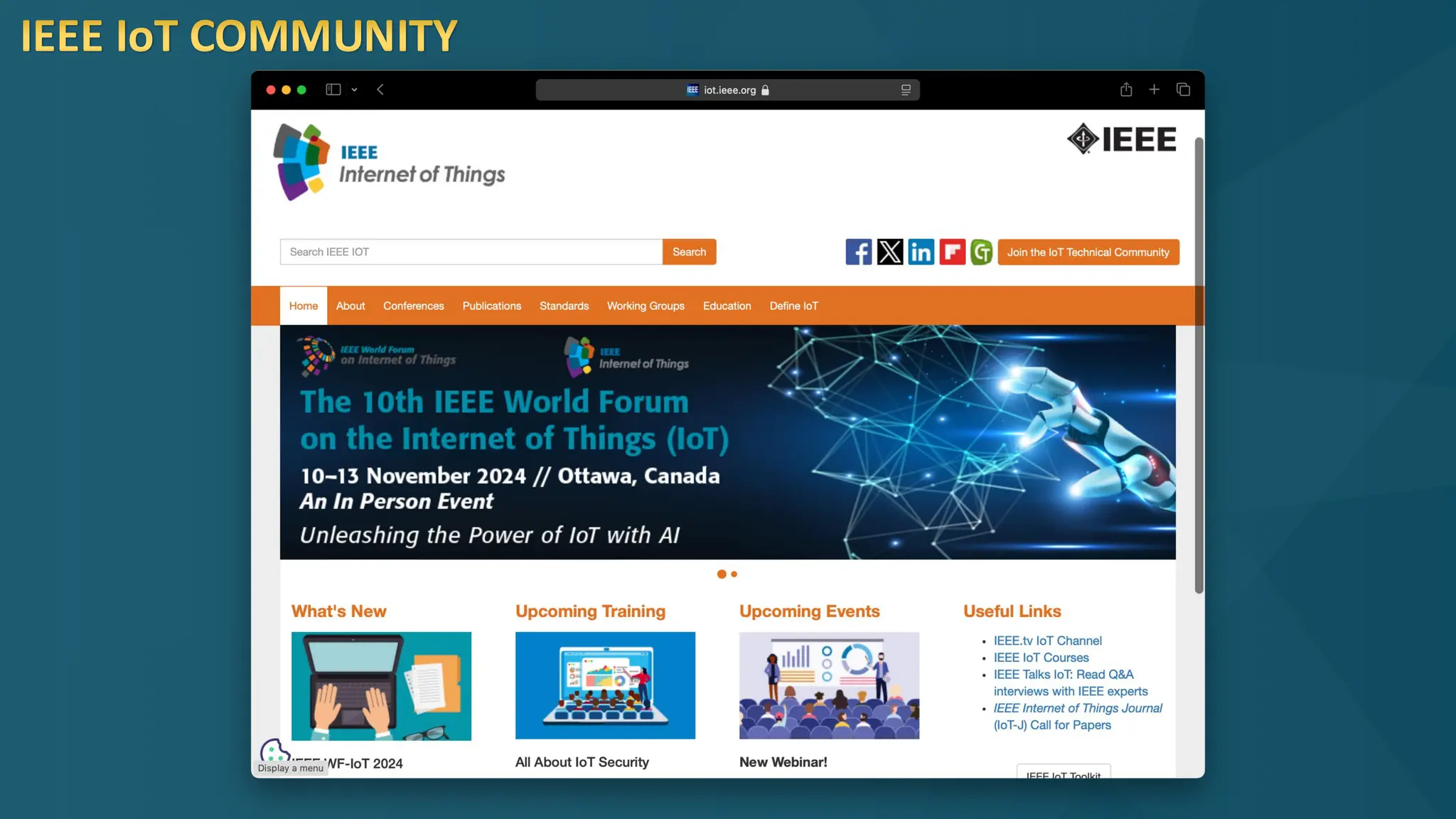 IEEE IoT COMMUNITY
 