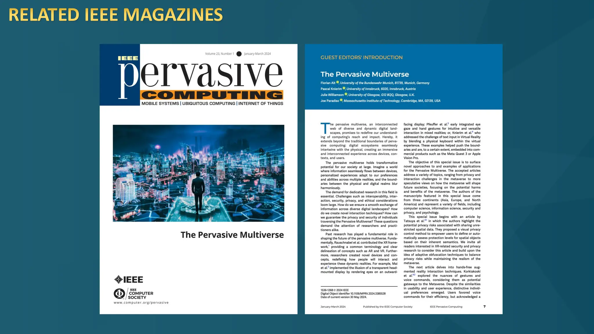 RELATED IEEE MAGAZINES
 