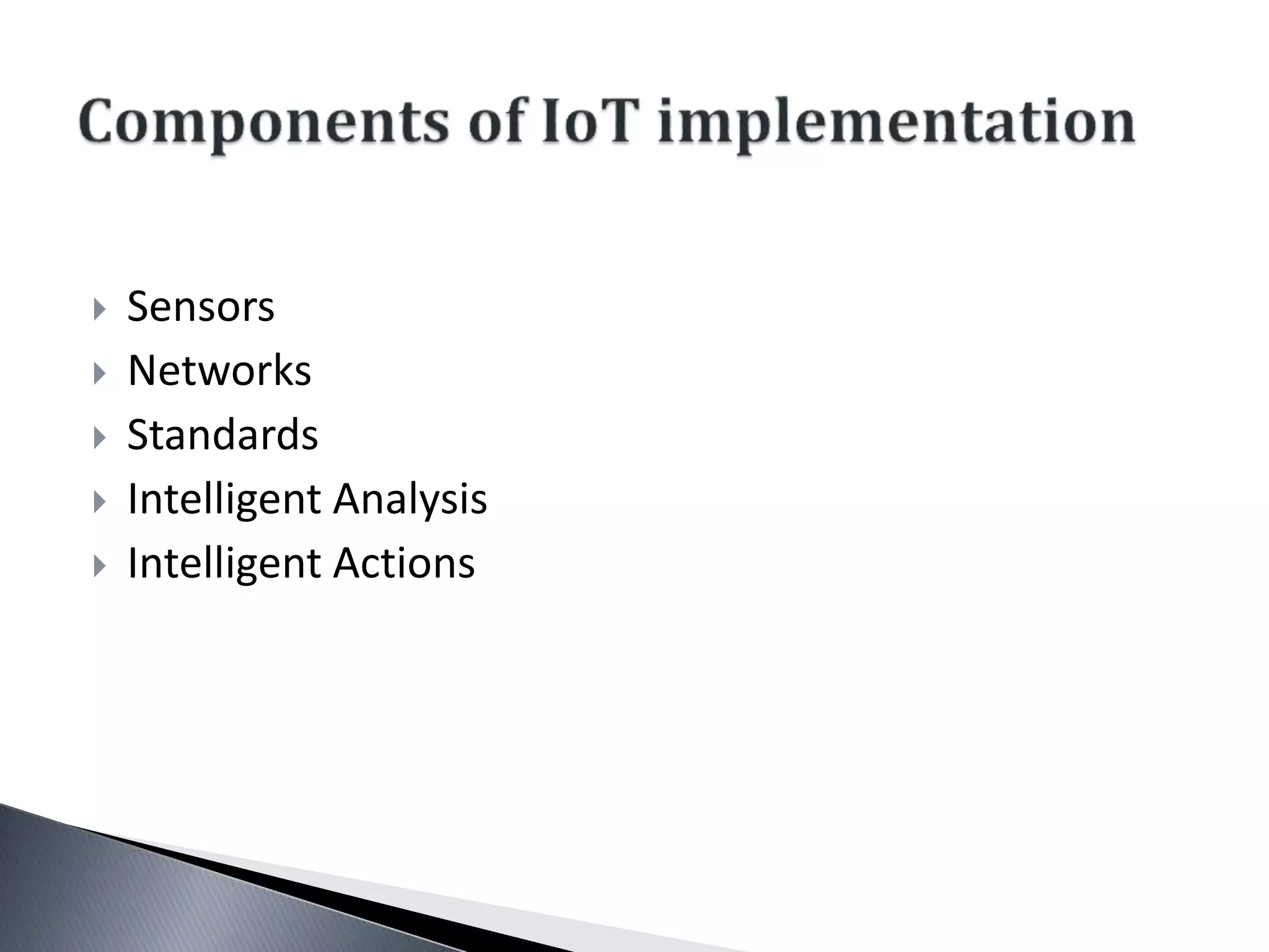 IoT implementation and Challenges | PPTX | Internet of Things | Internet