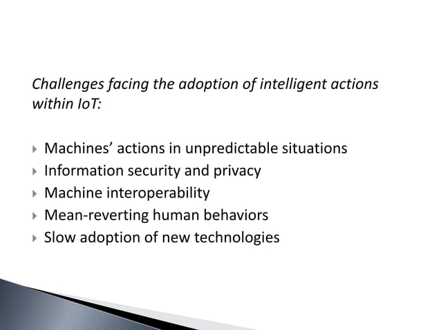 IoT implementation and Challenges | PPTX | Internet of Things | Internet