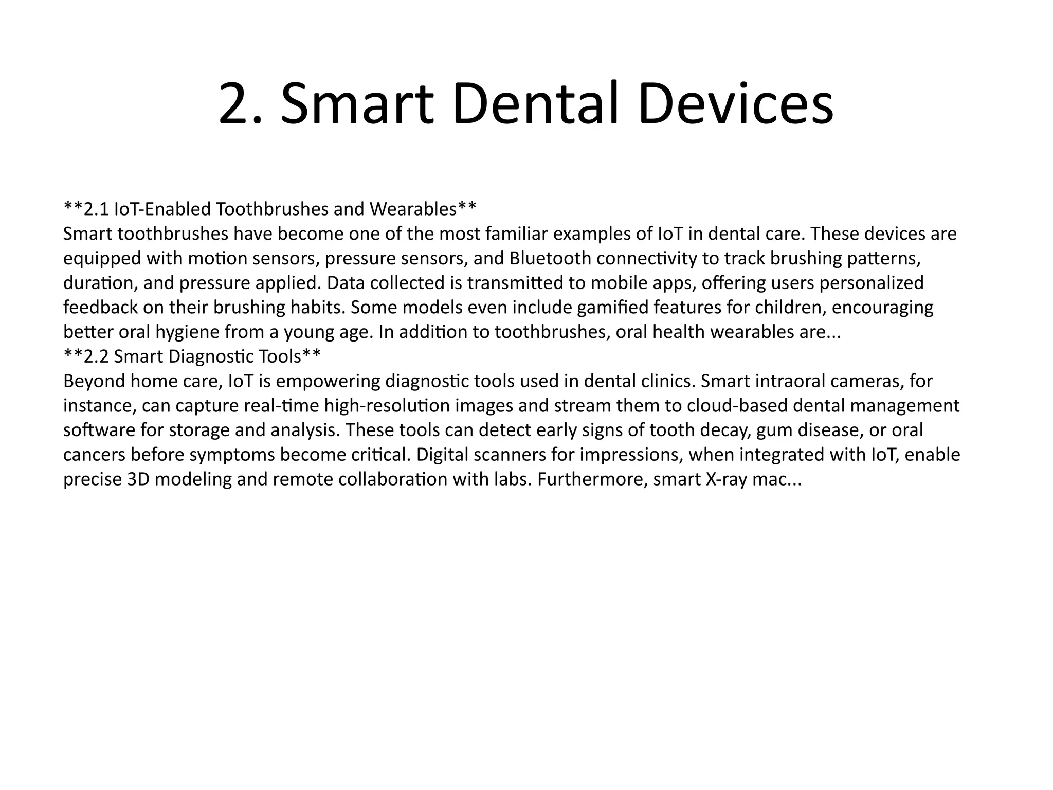 IoT_in_Dental surgery and dental applications of iot area | PPTX