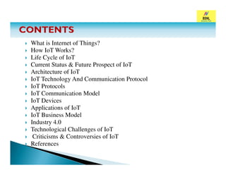 Io t & amp; industry 4.0,internet of things | PDF