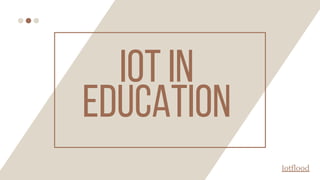 IOT IN
EDUCATION
Iotflood
 