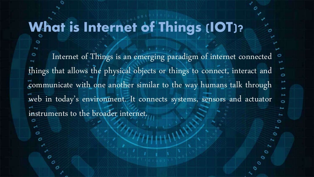 IOT in electrical engineering