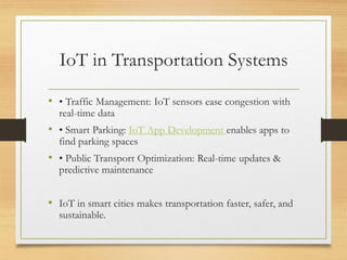 Top use Cases of IOT device in smart Cities | PDF