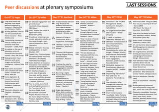 10
Peer discussions at plenary symposiums
8.30-
9.00
Long term trends and
learnings from digital
wellness programs in
insu...