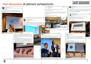 11
Peer discussions at plenary symposiums LAST SESSIONS
 