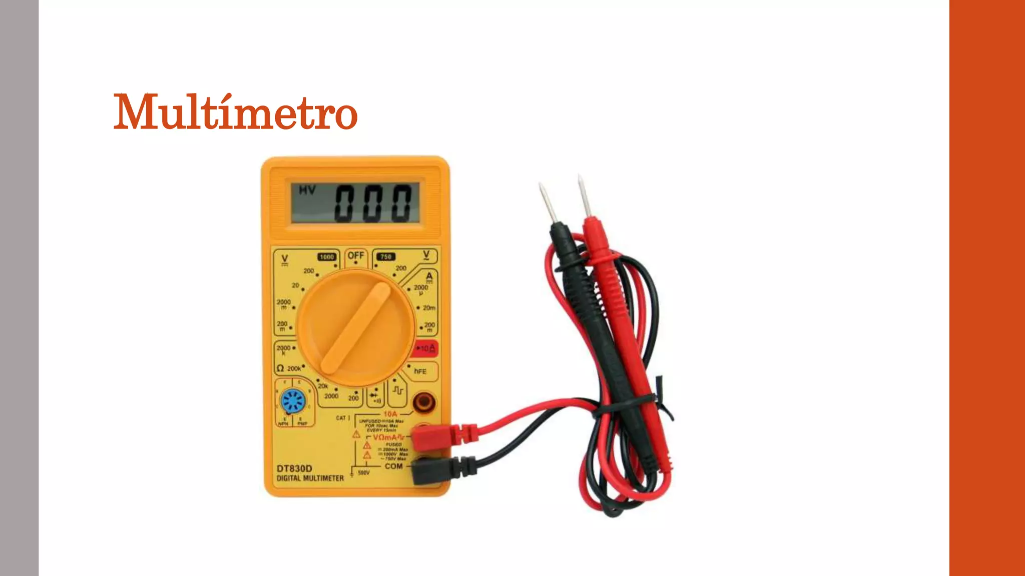 Multímetro
 