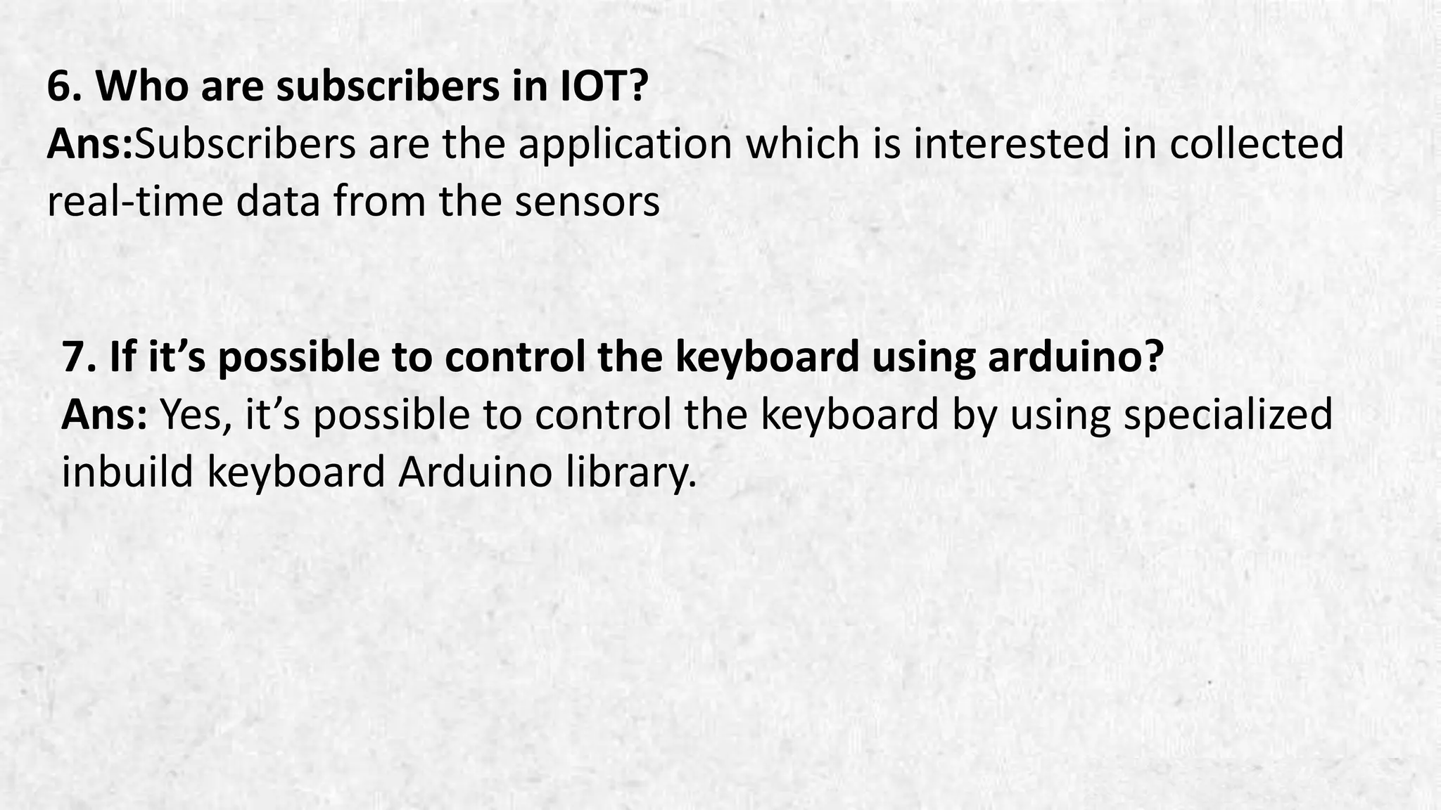 Iot Interview Questions Ppt Iot Interview Questions Ppt
