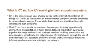 IoT in Transportation Sector