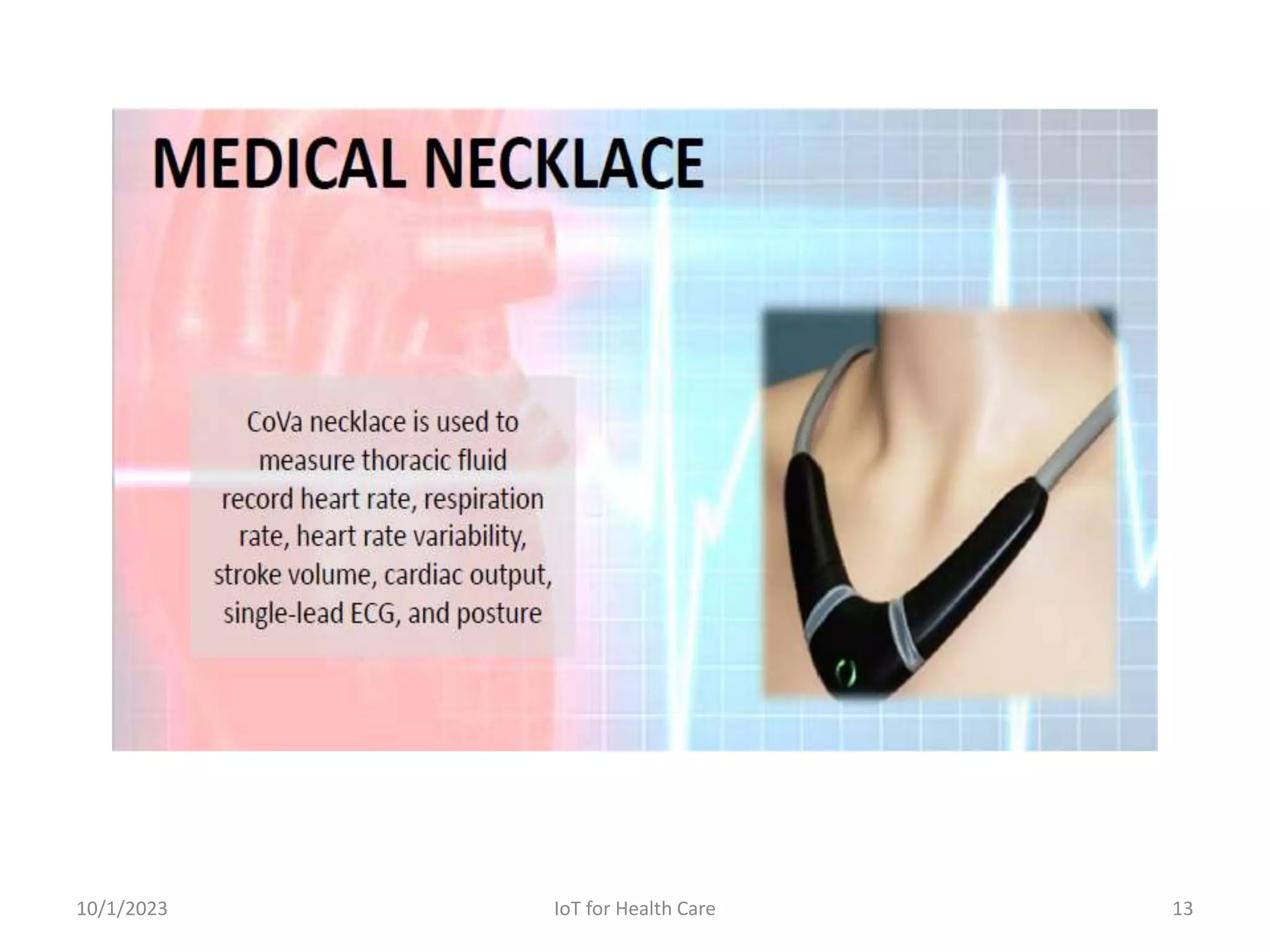 10/1/2023 13
IoT for Health Care
 