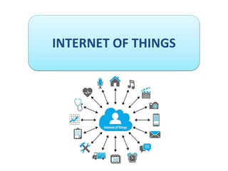 INTERNET OF THINGS
 