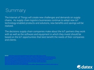 How IoT is Driving Supply Chain Innovation | PDF