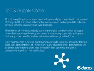 How IoT is Driving Supply Chain Innovation | PDF