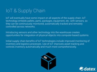 How IoT is Driving Supply Chain Innovation | PDF