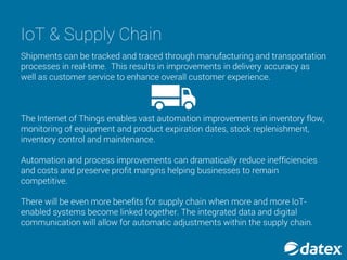 How IoT is Driving Supply Chain Innovation | PDF
