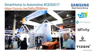 4 #ID4YOU2017
SmartHome to Automotive #CES2017
https://youtu.be/3d0uZE6lHvo
SmartHome to Automotive (#CES2017)
https://you...