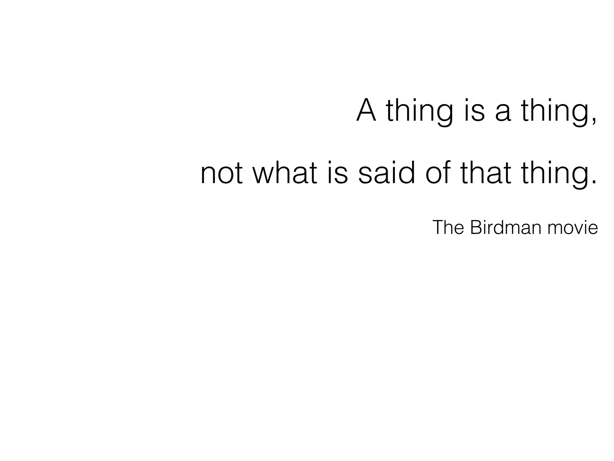 A thing is an app + an API + a Web site. 