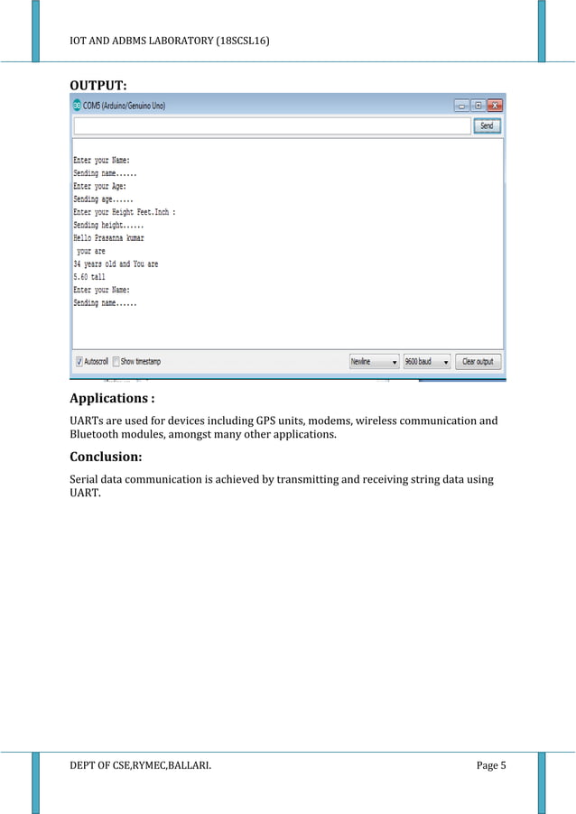 Internet of things laboratory | PDF