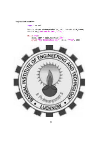 Temperature Client UDP:-
59
 