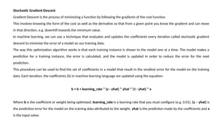 Non-Linear Algorithms II – Gradient Descent & Logistic Regression | PPTX