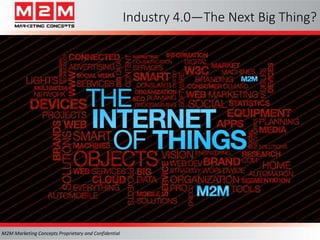 M2M Marketing Concepts Proprietary and Confidential
Industry 4.0—The Next Big Thing?
 