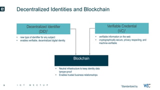 Digital Trust and the Identity of things | PPTX
