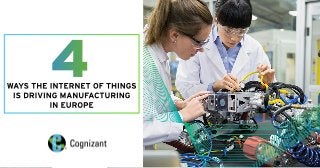 4WAYSTHEINTERNETOFTHINGS
ISDRIVINGMANUFACTURING
INEUROPE
 