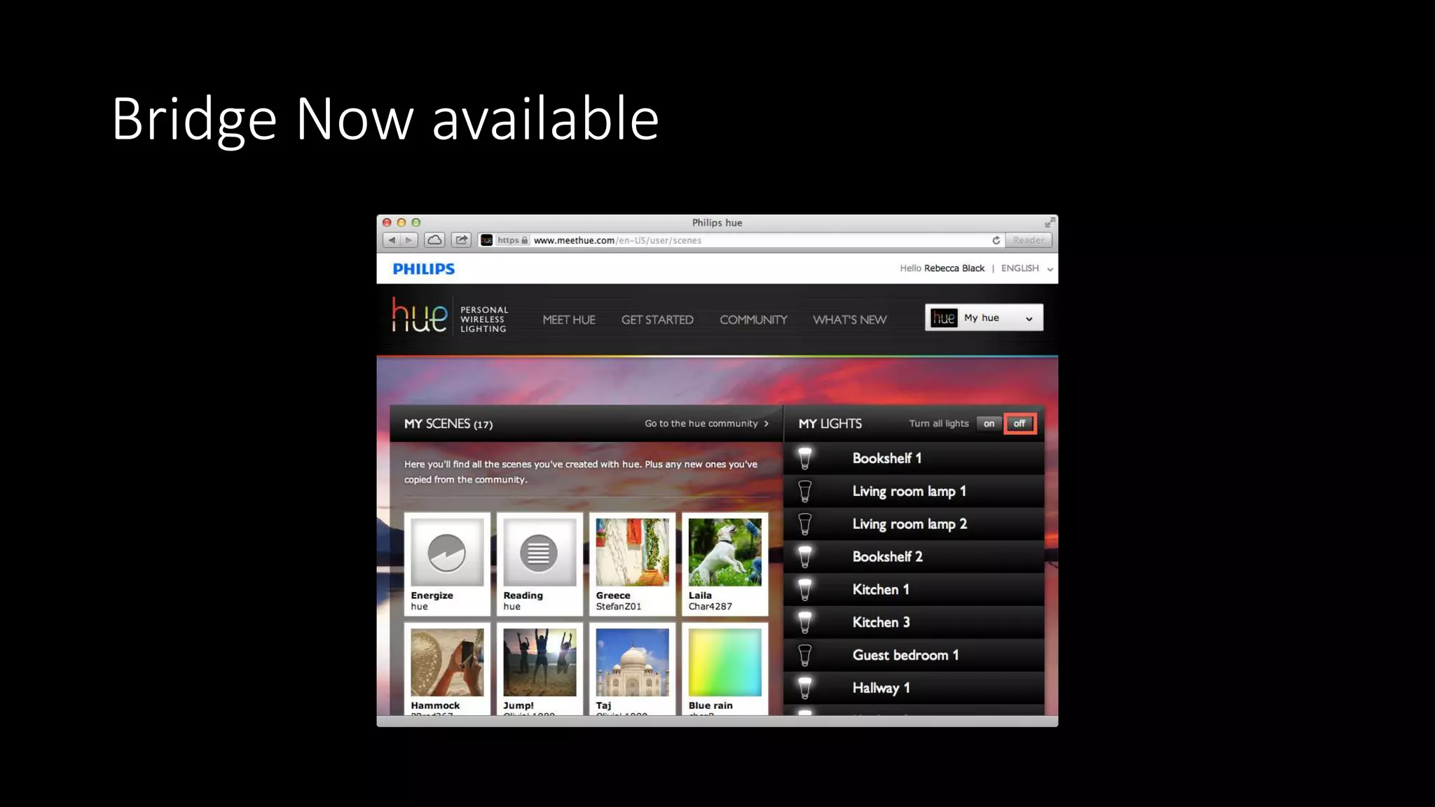 Bridge Now available