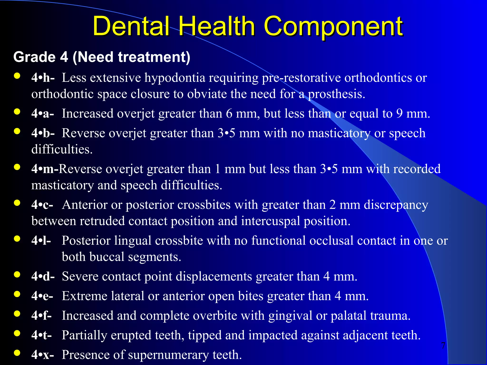 Index of Orthodontic Treatment Need (IOTN) PPT