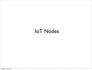 IoT Nodes
Thursday, July 21, 16
 