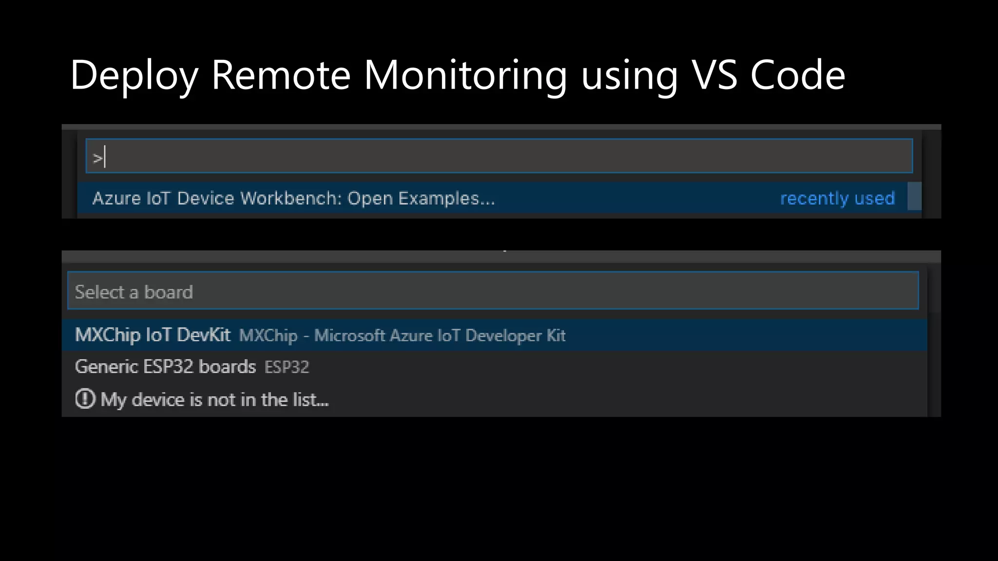 Deploy Remote Monitoring using VS Code
 