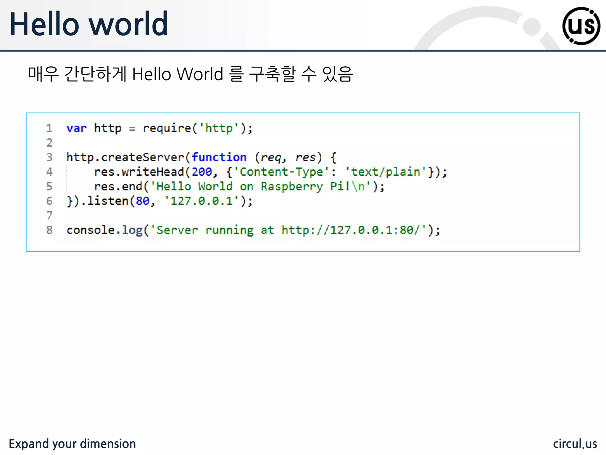Expand your dimension circul.us Full Stack Developer Full Stack, 즉 웹 어플리케이션을 개발하기 위한 젂 영역을 JavaScript 로 개 발할 수 있는 Solution 이다. DB 는 Mongo DB, 서버 개발을 Node JS, 웹 프레임 워크로 Express JS, Web App 개발을 위하여 Angular JS 를 사용하는 앞 자를 따서 MEAN 이라 부른다. 이젂 까지는 Client 와 Server, Database 의 개발이 단젃되어 있었다면, 이제 는 JavaScript 만으로 서버와 클라이언트, 데이터 베이스까지 한번에 개발 할 수 있게 되었고, 더 나아가 Raspberry Pi 같은 Single Board Computer 의 등 장으로 인하여 Hardware 개발 까지도 JavaScript 만 알면 모듞 것을 할 수 있 는 세상이 펼쳐졌다. 