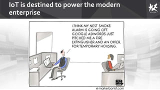 IoT is destined to power the modern
enterprise
 