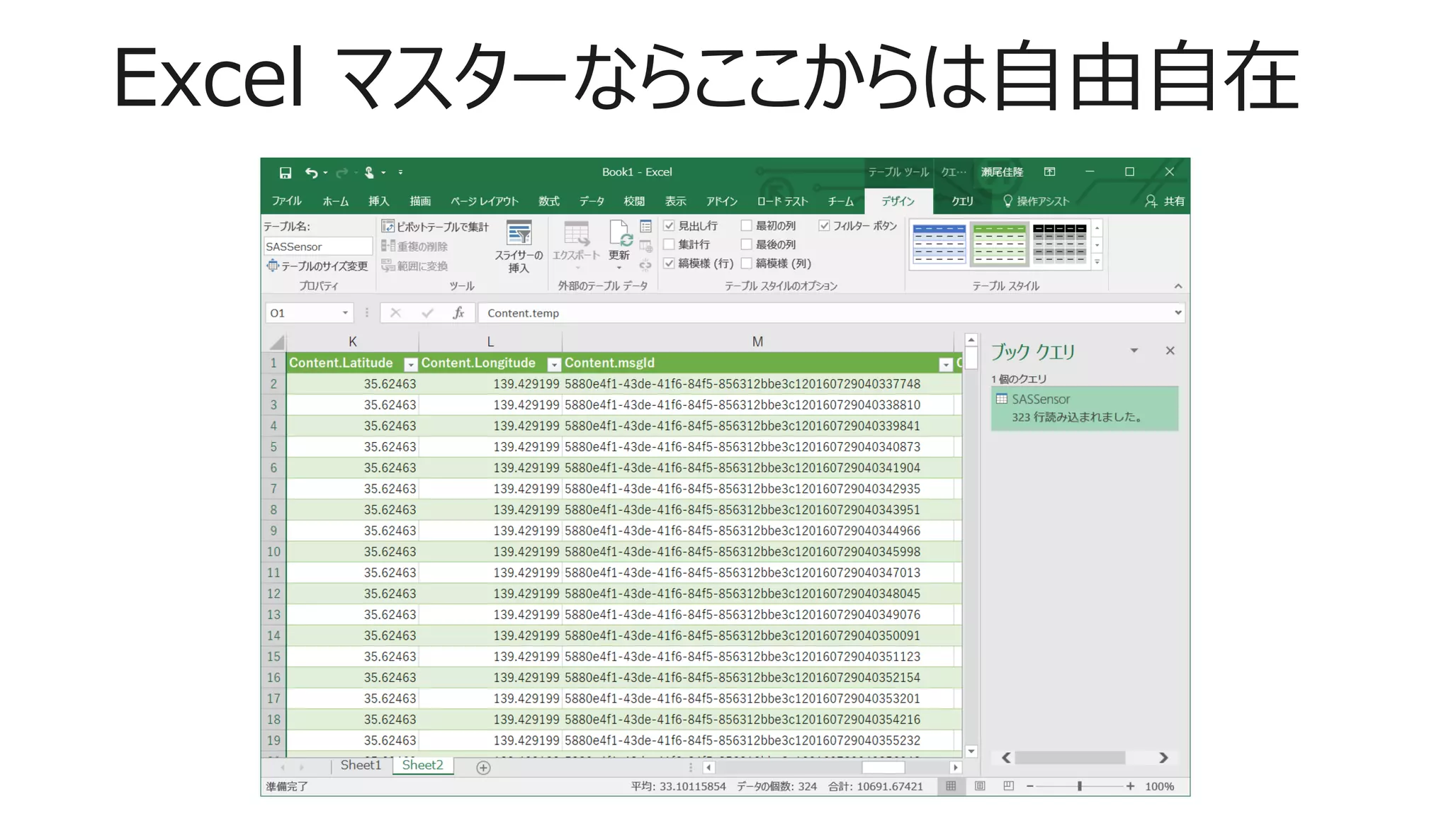 Excel マスターならここからは自由自在
 